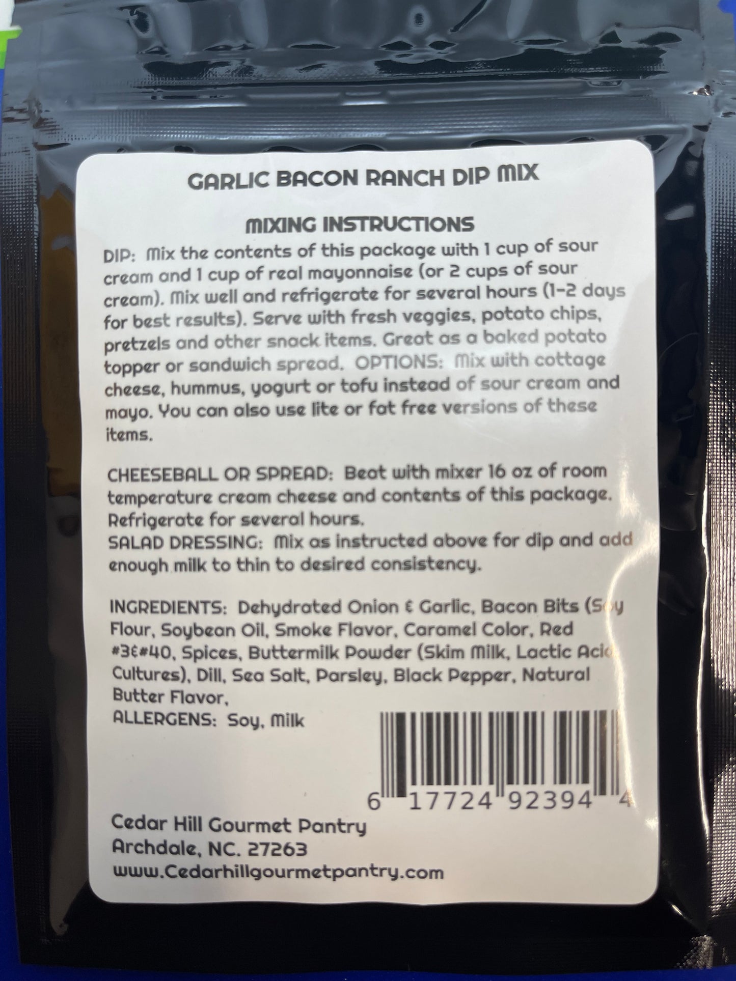 Garlic Bacon Ranch – 26g